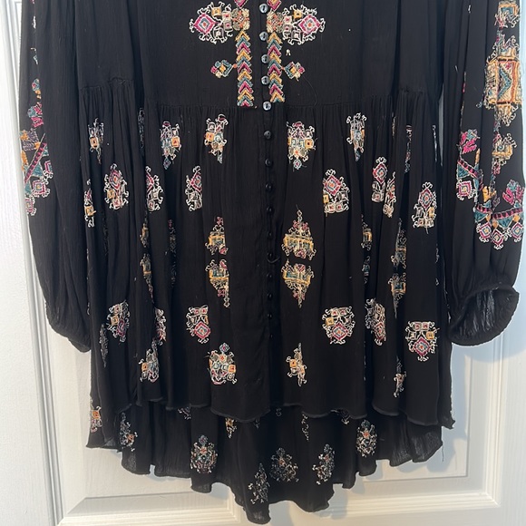 Free People Embroidered Tunic - Picture 4 of 5